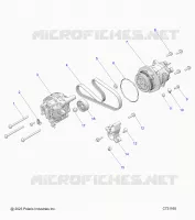 ENGINE, ALTERNATORE AND COMPRESSOR