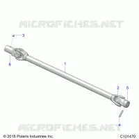 TRASMISSIONE, PROP SHAFT, FRONT