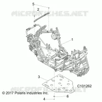 CHASSIS, TELAIO PRINCIPALE AND SKID PLATE