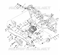 ENGINE AND SUPPORTO MARMITTA  (4914771477005A)