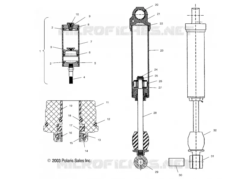 SHOCK (REAR TRACK)(M-10)