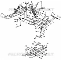 SOSPENSIONI ANTERIORI and SCIARE 700 XCR 0985678(A) and EUROPEAN 700 XCR E985678 (4943114311B002)