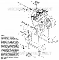 MONTAGGIO DEL MOTORE SLT 700 B964166 and  Intl. SLT 700 I964166 (4933923392B001)