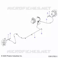 FRENO ANTERIORE BRAKE LINE
