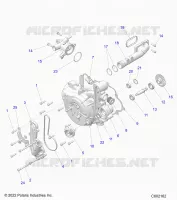 ENGINE, SISTEMA DI RAFFREDDAMENTO/WATER PUMP