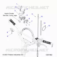 MOTORE, THROTTLE CONTROL ASM.