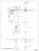 SUSPENSION, AMMORTIZZATORE POSTERIORE
