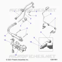 SISTEMA DI ALIMENTAZIONE CARBURANTE, RAIL, LINES AND THROTTLE BODY