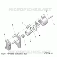 BRAKES, PINZA POSTERIORE