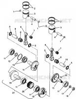 PISTONEEE   ALBERO MOTORE 440 0942760 AND 440 SKS 0942560 (4925072507033A)