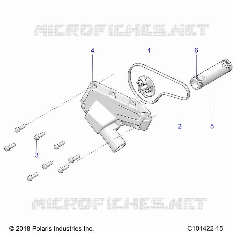 MOTORE, WATERPUMP IMPELLER AND COVER