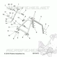 STEERING, STERZO POST AND HOOP