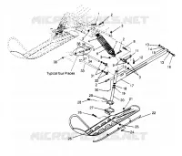 SOSPENSIONI ANTERIORI and SCIARE LITE GT 0953133 and  EUROPEAN LITE GT E953133 (4928922892B001)