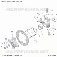 SOSPENSIONI ANTERIORI HUB, KNUCKLE AND BRAKE DISC