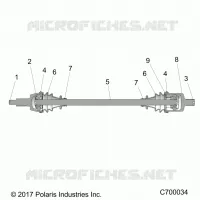 TRASMISSIONE, FRONT HALF SHAFT