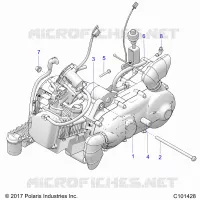 ENGINE, ENGINE AND TRASMISSIONE DI MONTAGGIO