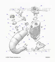 ENGINE, IMPIANTO DI SCARICO AND TURBO ASM.
