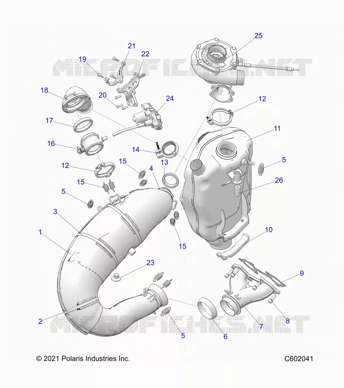 ENGINE, IMPIANTO DI SCARICO AND TURBO ASM.