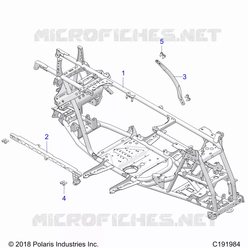 CHASSIS, TELAIO PRINCIPALE