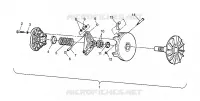 TRASMISSIONE FRIZIONE ASSEMBLY 6x6 400L, U.S. W 958740, SWEDISH S958740 and NORWEGIA (4930273027C010)