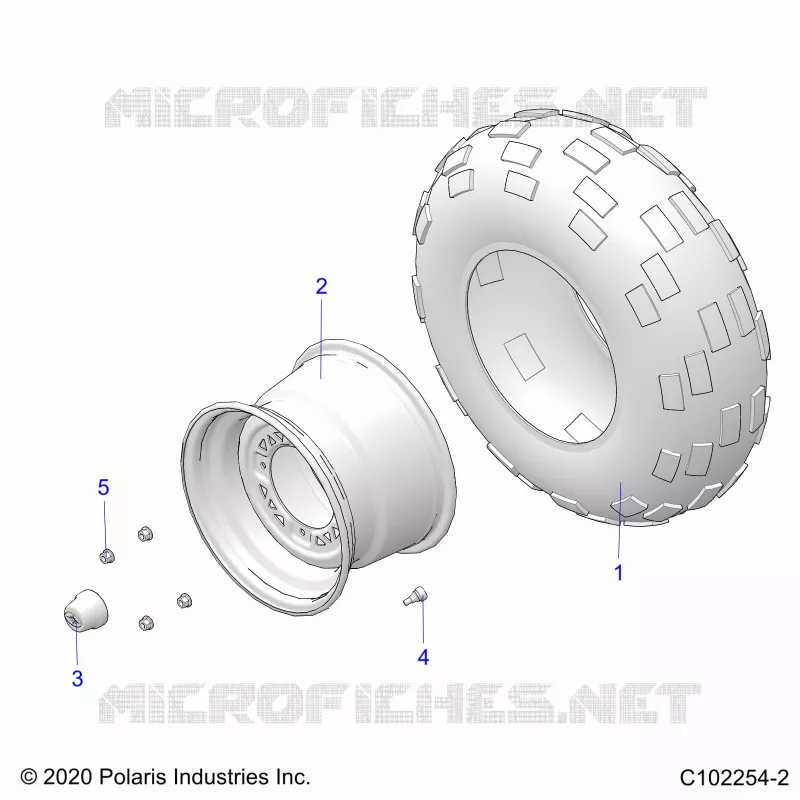 RUOTAS, REAR TIRE