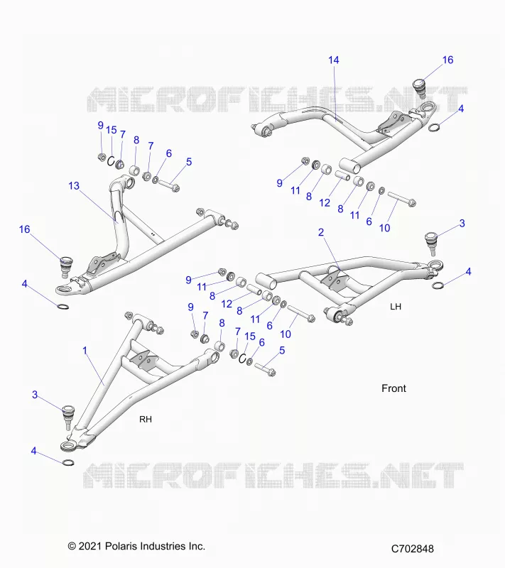 SOSPENSIONI ANTERIORI CONTROL ARMS