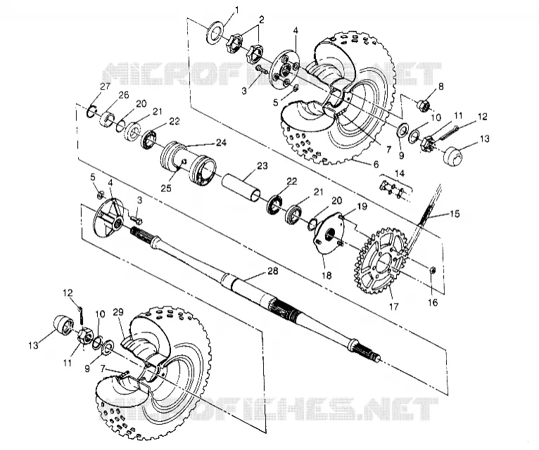TRAZIONE POSTERIORE MONTAGGIO 2x4 300 W947530 (4926742674C001)