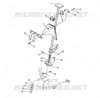 INSIEME DELLO STERZO POST 6x6 400L, SWEDISH S948740 and  NORWEGIAN N948740 (4926812681020A)