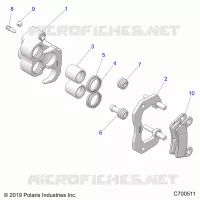 BRAKES, PINZA POSTERIORE