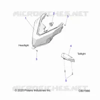 ELETTRICO, HEADLIGHT AND TAILLIGHT