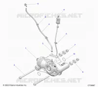 TRASMISSIONE, FRONT GEARCASE MOUNTING