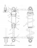 FRONT SHOCK PISTA (CLEAR COIL OVER)