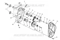 carter della catena ASSEMBLY 600 XCR 0951676 (4929132913B009)