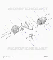 ENGINE, ALTERNATORE AND COMPRESSOR