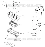 CONDOTTO DELL'ARIA SL 700 B964066 and  Intl. SL 700 I964066 (4935633563B007)