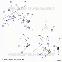 ELETTRICO,  WIRE HARNESS COMPONANTS