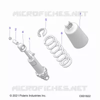SUSPENSION, SHOCK ANTERIORE TRACK (7045714)