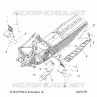 CHASSIS, PROTEZIONE FRIZIONE/FOOTRESTS/RUNNING BOARDS