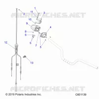 MOTORE, THROTTLE CONTROL ASM.