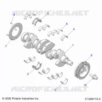 ENGINE, ALBERO MOTORE AND BEARINGS