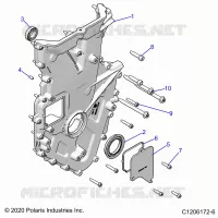MOTORE, FRONT COVER
