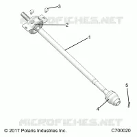 DRIVE TRAIN, FRONT PROP ALBERO