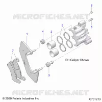 FRENO ANTERIORE CALIPER