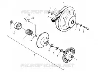 FRIZIONE DRIVEN ASSEMBLY  4X4 400L W948140 (4926772677C002)