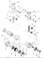 PISTONE AND ALBERO MOTORE SPRINT AND SPRINT E/S (4912721272020A)