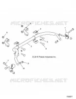 SUSPENSION, POSTERIORE STRUT STABILIZZATORE