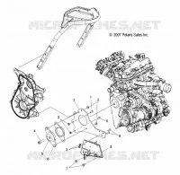 MOTORE, MOUNTING, RH and FRONT