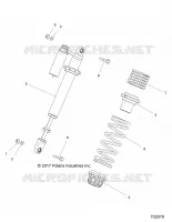SUSPENSION, SHOCK ANTERIORE MOUNTING