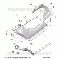 SISTEMA DI ALIMENTAZIONE CARBURANTE, FUEL TANK ASM.
