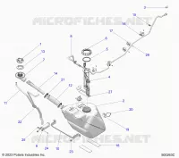 SISTEMA DI ALIMENTAZIONE CARBURANTE, FUEL TANK ASM.